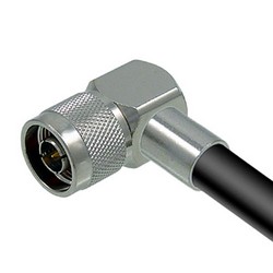 195-系列引线, 直角型反极性TNC插头 / N型公头，2.0 ft/0.6 m的图片