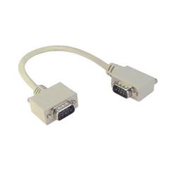 优良型模制D-Sub线缆，DB9公头/直角1型出线公头，10英尺（3米）的图片