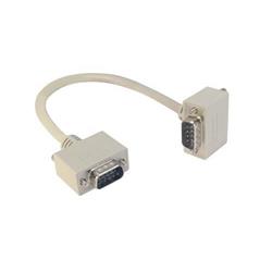 优良型模制D-Sub线缆，DB9公头/直角3型出线公头，2.5英尺（0.8米）的图片