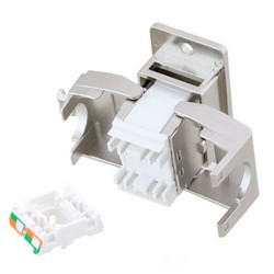 Panel Mount Category 6 Shielded Keystone Jack Tool-less w/ PoE+ Compliance的图片