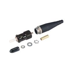 加固型商用现货（COTS）ST连接器，多模，锁定式，镀镍黄铜，用于2毫米光纤的图片