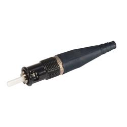 加固型商用现货（COTS）ST连接器，单模，非锁定式，镀镍黄铜，用于3毫米光纤的图片