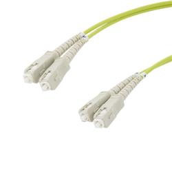 OM5 50/125 多模光纤光缆，双 SC/双 SC，7.0m，低烟无卤 Zipcord 护套的图片