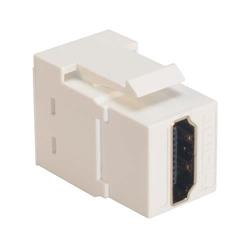 HDMI直插式Keystone耦合器，白的图片
