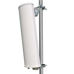 2.4 / 4.9-5.8 GHz 14dBi,双波段双馈源双馈口,90度扇区天线,集成双N型母头连接器的图片