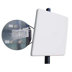 4.9~5.8GHz 17dBi双极化板状天线，N型母头连接器的图片