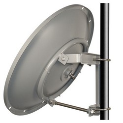 5.1GHz到5.8 GHz, 28 dBi,宽频抛物面天线,集成 N 型母头连接器的图片