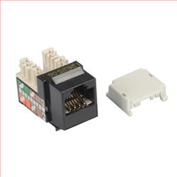 OCC超5类Keystone水晶头母座，110/RJ45，EIA568A/B，黑的图片