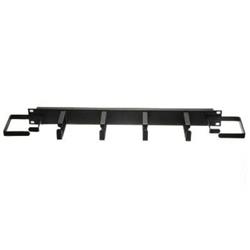 L-com 19" Cable Management Panel w/ 5 Metal D-Rings 1U的图片