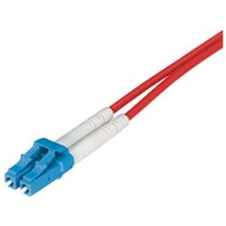 9/125单模光缆，双芯LC/双芯LC，红，4米的图片