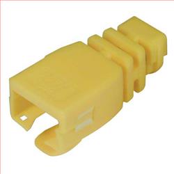 RJ45水晶头护套,袋装, 50 只/袋, 黄色的图片