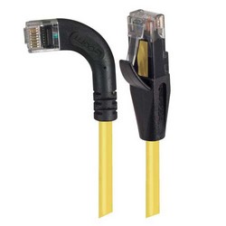 6类直角型RJ45以太网跳线，直通/直角左出线，黄，30英尺（9.1米）的图片