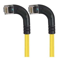 超5类直角型跳线，直角左出线/直角左出线，黄，2英尺（0.6米）的图片
