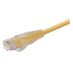 特优型超5类跳线，RJ45/RJ45，黄，3英尺（0.9米）的图片