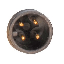 Brad® Ultra-Lock® M12线缆，4针，A编码，IP69K级，公头/预剥线，22AWG，PVC，黄，5米的图片