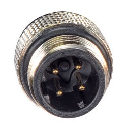 超5类M12 4针D编码SF/UTP工业级线缆，M12公头/RJ45，10米的图片