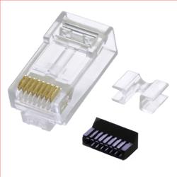 超6类RJ45插头（8×8），长款，1件/袋的图片