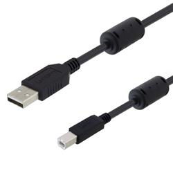 LSZH USB Cable with Ferrites Type A-B 3M的图片
