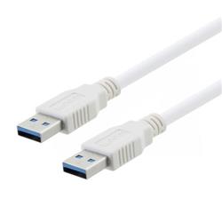 USB 3.0 Type A to A White Cable 1M的图片