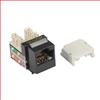 OCC超5类Keystone水晶头母座，110/RJ45，EIA568A/B，黑的图片