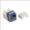 OCC超5类Keystone水晶头母座，110/RJ45，EIA568A/B，蓝的图片