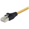 屏蔽6类线缆，RJ45/RJ45，PVC护套，黄，40英尺（12.2米）的图片